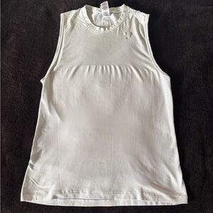 Gymshark Men's Lightweight White Tank Top medium